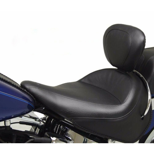 PartzBiz HD: 3458340-Mustang Wide Solo Seat Black With Driver Backrest 2005-2017 Harley Deluxe 79914 PartzBiz HD: 3458340-Mustang Wide Solo Seat Black With Driver Backrest 2005-2017 Harley Deluxe 79914