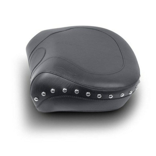 PartzBiz HD: 3482620-Mustang Wide Touring Chrome Studded Rear Passenger Seat Harley Softail PartzBiz HD: 3482620-Mustang Wide Touring Chrome Studded Rear Passenger Seat Harley Softail
