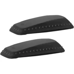 PartzBiz HD 77624 - Mustang Saddlebag Black Lid Covers Black Studs 14-21 Harley Touring PartzBiz HD 77624 - Mustang Saddlebag Black Lid Covers Black Studs 14-21 Harley Touring