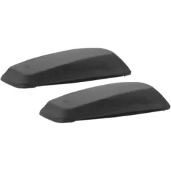 PartzBiz HD 77625 - Mustang Saddlebag Plain Black Lid Covers Black Stitching 14-21 Harley Touring PartzBiz HD 77625 - Mustang Saddlebag Plain Black Lid Covers Black Stitching 14-21 Harley Touring