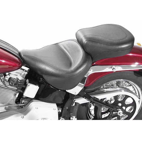 PartzBiz HD: 3458029-Mustang 17.5‚” Wide Touring ชิ้นเดียวธรรมดาเบาะสีดำ 2000-2006 Harley Softail PartzBiz HD: 3458029-Mustang 17.5‚” Wide Touring ชิ้นเดียวธรรมดาเบาะสีดำ 2000-2006 Harley Softail