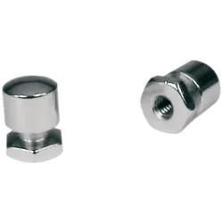 PartzBiz HD 78032 - Mustang Chrome Seat Bolts Mounting Nuts Kit 1999-08 Harley Road King Touring PartzBiz HD 78032 - Mustang Chrome Seat Bolts Mounting Nuts Kit 1999-08 Harley Road King Touring