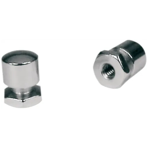 PartzBiz HD: 3477732-Mustang Chrome Seat Bolts Mounting Nuts Kit 1999-08 Harley Road King Touring PartzBiz HD: 3477732-Mustang Chrome Seat Bolts Mounting Nuts Kit 1999-08 Harley Road King Touring