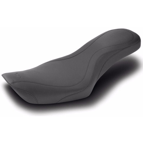 PartzBiz HD: 3451769-Mustang DayTripper One-Piece Rider Passenger Seat 2006-2017 Harley Dyna 75625