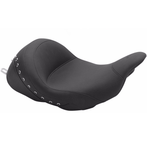 PartzBiz HD: 3455483-Mustang LowDown Reach Vintage Solo Seat w/ Black Studs 2009-2017 Harley Touring PartzBiz HD: 3455483-Mustang LowDown Reach Vintage Solo Seat w/ Black Studs 2009-2017 Harley Touring