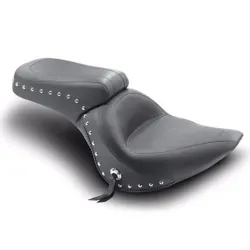 PartzBiz HD 76401 - Mustang One-Piece Studded Original Seat Chrome Studded Harley Softail 200 Tire PartzBiz HD 76401 - Mustang One-Piece Studded Original Seat Chrome Studded Harley Softail 200 Tire
