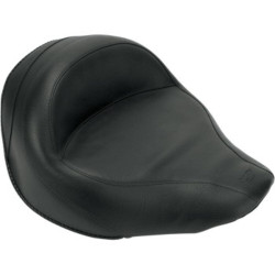 PartzBiz HD 76124 - Mustang Wide Touring Vintage Solo Seat Black Yamaha Roadliner Statoliner 06-2015