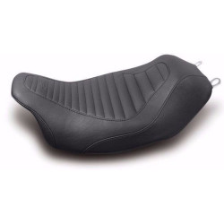 PartzBiz HD 76713 - New Mustang Tripper Tuck and Roll Style Solo Seat 2008-2018 Harley Touring 76713