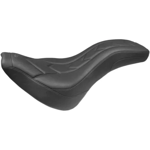 PartzBiz HD: 3457966-Mustang Black Day Tripper One Piece Driver Front Seat Harley Street Bob M8 2018+ PartzBiz HD: 3457966-Mustang Black Day Tripper One Piece Driver Front Seat Harley Street Bob M8 2018+