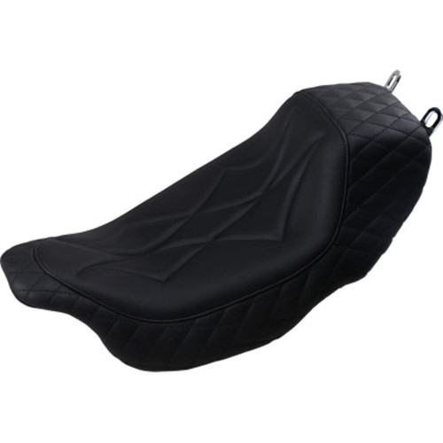 PartzBiz HD: 3467619-Mustang Black Revere Journey Solo Seat Diamond Stitch Harley 08+ Touring Bagger PartzBiz HD: 3467619-Mustang Black Revere Journey Solo Seat Diamond Stitch Harley 08+ Touring Bagger