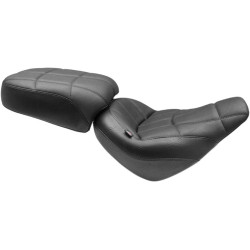 PartzBiz HD 75161 - Mustang Black Standard Touring Rear Back Passenger Seat Harley Street Bob M8 18+ PartzBiz HD 75161 - Mustang Black Standard Touring Rear Back Passenger Seat Harley Street Bob M8 18+