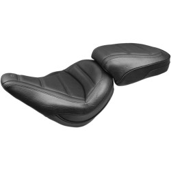 PartzBiz HD 75061 - Mustang Black Standard Touring Solo Driver Front Seat Harley softail Slim M8 18+ PartzBiz HD 75061 - Mustang Black Standard Touring Solo Driver Front Seat Harley softail Slim M8 18+