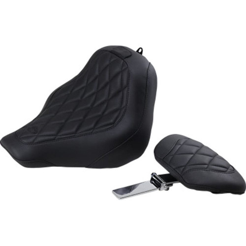 PartzBiz HD: 3469203-Mustang Black Wide Tripper พนักพิงคนขับ Diamond Seat Harley Softail FXBB 18+ PartzBiz HD: 3469203-Mustang Black Wide Tripper พนักพิงคนขับ Diamond Seat Harley Softail FXBB 18+