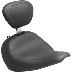 PartzBiz HD 79772 - Mustang Black Wide Tripper พนักพิงคนขับเบาะหน้า Harley Softail Fat Boy 18+ PartzBiz HD 79772 - Mustang Black Wide Tripper พนักพิงคนขับเบาะหน้า Harley Softail Fat Boy 18+
