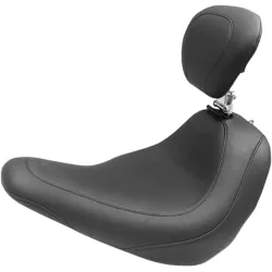 PartzBiz HD 79043 - Mustang Black Wide Tripper Driver Backrest Seat Harley Low Rider Sport Glide 18+ PartzBiz HD 79043 - Mustang Black Wide Tripper Driver Backrest Seat Harley Low Rider Sport Glide 18+