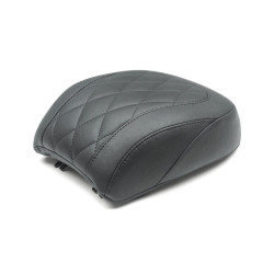 PartzBiz HD 83027 - Mustang Black Wide Tripper Rear Passenger Seat Diamond Harley Softail FLFB 18+ PartzBiz HD 83027 - Mustang Black Wide Tripper Rear Passenger Seat Diamond Harley Softail FLFB 18+