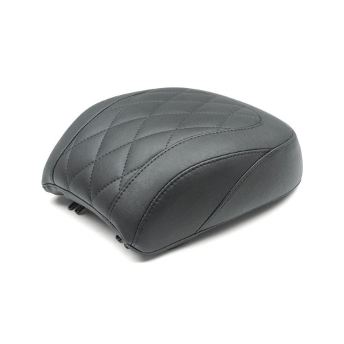 PartzBiz HD: 3469353-Mustang Black Wide Tripper Rear Passenger Seat Diamond Harley Softail FLFB 18+
