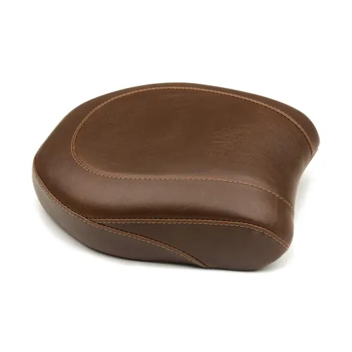 PartzBiz HD: 3469499-Mustang Brown Smooth Wide Tripper ที่นั่งผู้โดยสาร Pillion Harley Dyna FXDF 14-17