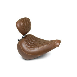 PartzBiz HD 83022 - Mustang Brown Wide Tripper Driver Seat Backrest Diamond Harley Softail FLFB 18+ PartzBiz HD 83022 - Mustang Brown Wide Tripper Driver Seat Backrest Diamond Harley Softail FLFB 18+
