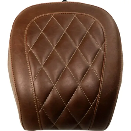 PartzBiz HD: 3469349-Mustang Brown Wide Tripper Passenger Pillion เบาะไดมอนด์ Harley Softail FXBB M8