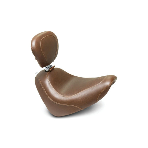 PartzBiz HD: 3469452-Mustang Brown Wide Tripper Solo Driver Seat Backrest Harley Softail Fat Bob 18+ PartzBiz HD: 3469452-Mustang Brown Wide Tripper Solo Driver Seat Backrest Harley Softail Fat Bob 18+