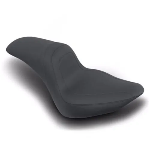 PartzBiz HD: 3451824-Mustang One-Piece Fastback Black Seat 2006-2017 Harley Fatboy Softail 200 Tire