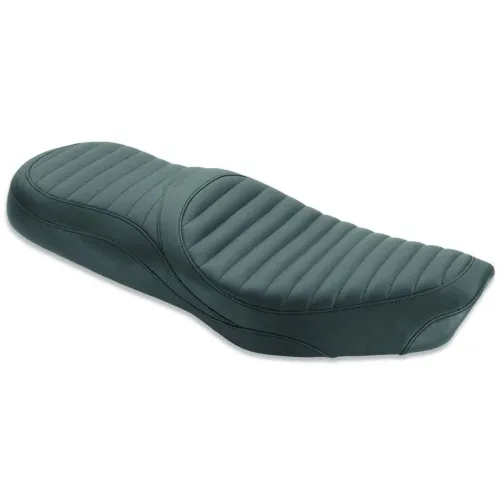 PartzBiz HD: 3458117-Mustang One Piece Sport Touring Tuck & Roll Seat Black Two Up Triumph 2001-2015
