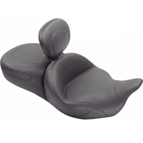 PartzBiz HD: 3455539-Mustang Super One-Piece Vintage Seat With Driver Backrest 08-2020 Harley Touring PartzBiz HD: 3455539-Mustang Super One-Piece Vintage Seat With Driver Backrest 08-2020 Harley Touring