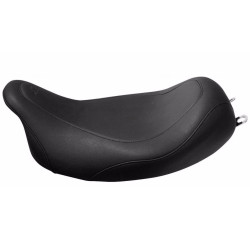 PartzBiz HD 76692 - Mustang Wide Tripper Smooth Solo Seat Low Profile 2008-2017 Harley Touring 76692