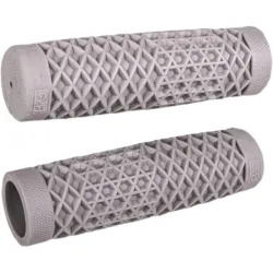 PartzBiz HD B02VTG - Vans Cult V-Twin Waffle Classic Rubber Gray Grips Hand Set Pair 1” Handlebars