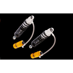 PartzBiz HD HD 044 - Ohlins Shocks Rear Pair S36HR1C1L 12.8” Adjustable 150-500lbs Harley Touring 14+