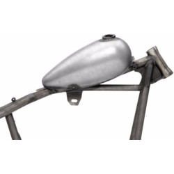 PartzBiz HD 805 - 2.2 Gallon Narrow Frisco Mustang Alien Wasp Gas Fuel Tank Chopper Harley Paughco