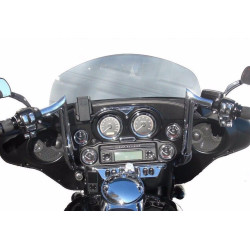 PartzBiz HD MBB125-12 C - Paul Yaffe Originals Chrome 12‚” Monkey Bar Apes แฮนด์บาร์ Harley Touring Bagger