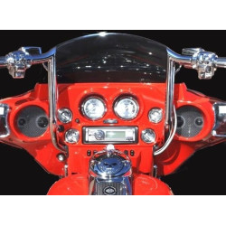 PartzBiz HD MBB125-14 C - Paul Yaffe Originals Chrome 14‚” Monkey Bar Apes แฮนด์บาร์ Harley Touring Bagger