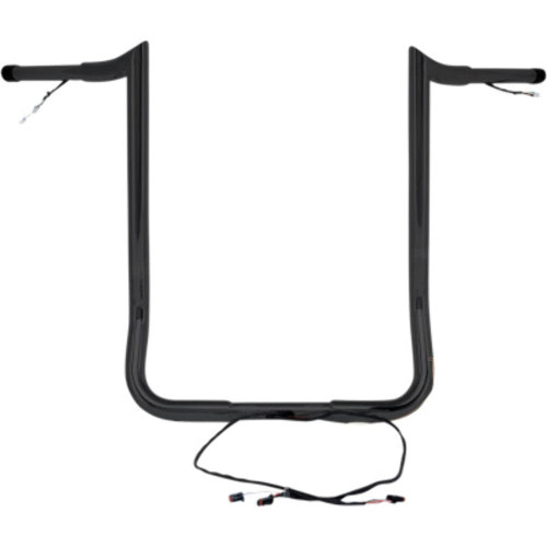 PartzBiz HD: 3461743-Yaffe Wired 14” Black Monkey Bagger Ape Hangers Bars Handlebars Harley Touring PartzBiz HD: 3461743-Yaffe Wired 14” Black Monkey Bagger Ape Hangers Bars Handlebars Harley Touring