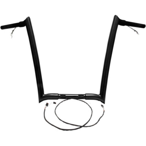 PartzBiz HD: 3461794-Yaffe Wired 14” Black OEM Monkey Ape Hangers Bars Handlebars Harley Touring FLTR PartzBiz HD: 3461794-Yaffe Wired 14” Black OEM Monkey Ape Hangers Bars Handlebars Harley Touring FLTR