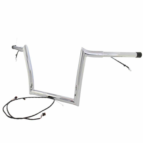 PartzBiz HD: 3461792-Yaffe Wired 14 Chrome OEM Monkey Ape Hangers Bars Handlebars Harley Touring FLTR PartzBiz HD: 3461792-Yaffe Wired 14 Chrome OEM Monkey Ape Hangers Bars Handlebars Harley Touring FLTR