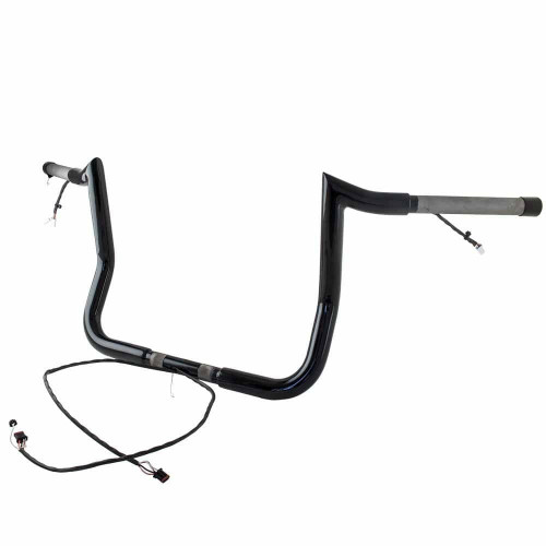 PartzBiz HD: 3461830-Yaffe Wired 8” Black Monkey Bagger Ape Hangers Bars Handlebars Harley Touring BW PartzBiz HD: 3461830-Yaffe Wired 8” Black Monkey Bagger Ape Hangers Bars Handlebars Harley Touring BW