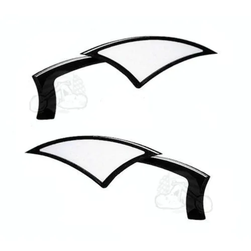 PartzBiz HD: 3452182-New Paul Yaffe Bagger Nation Black Power Mirrors Mirror Pair Set Harley Touring PartzBiz HD: 3452182-New Paul Yaffe Bagger Nation Black Power Mirrors Mirror Pair Set Harley Touring