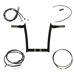 PartzBiz HD 15PYRGXU16BBAHC - Paul Yaffe 16” Black Monkey Bagger Bars Handlebars 2015 Harley Package FLTR/X/U PartzBiz HD 15PYRGXU16BBAHC - Paul Yaffe 16” Black Monkey Bagger Bars Handlebars 2015 Harley Package FLTR/X/U