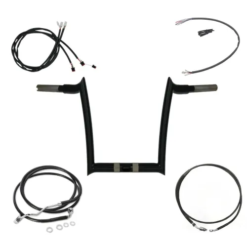 PartzBiz HD: 3458383-Paul Yaffe 16” Black Monkey Bagger Bars Handlebars 2015 Harley Package FLTR/X/U PartzBiz HD: 3458383-Paul Yaffe 16” Black Monkey Bagger Bars Handlebars 2015 Harley Package FLTR/X/U