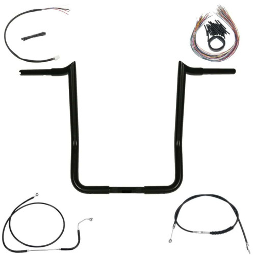 PartzBiz HD: 3480876-Yaffe Black 16” Monkey Handlebar Package 08-13 Harley Street Electra Glide ABS PartzBiz HD: 3480876-Yaffe Black 16” Monkey Handlebar Package 08-13 Harley Street Electra Glide ABS