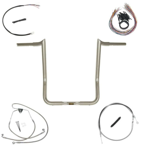 PartzBiz HD: 3480872-Yaffe Chrome 16” Monkey Handlebar Package 2008-2013 Harley Street Electra Glide PartzBiz HD: 3480872-Yaffe Chrome 16” Monkey Handlebar Package 2008-2013 Harley Street Electra Glide
