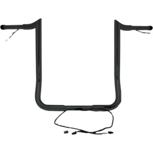 PartzBiz HD: 3461786-Yaffe Wired 12” Black Monkey Bagger Ape Hangers Bars Handlebars Harley Touring B PartzBiz HD: 3461786-Yaffe Wired 12” Black Monkey Bagger Ape Hangers Bars Handlebars Harley Touring B