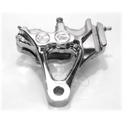 PartzBiz HD 1274-0076-CH - New Performance Machine PM Chrome Billet Rear Brake Caliper 1987-1999 Harley PartzBiz HD 1274-0076-CH - New Performance Machine PM Chrome Billet Rear Brake Caliper 1987-1999 Harley