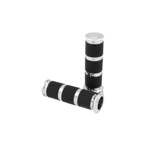 PartzBiz HD: 3480882-Contour XLS Renthal Wrapped Grips Chrome Cable 1” Pair Harley Big Twin XL 82-20 PartzBiz HD: 3480882-Contour XLS Renthal Wrapped Grips Chrome Cable 1” Pair Harley Big Twin XL 82-20