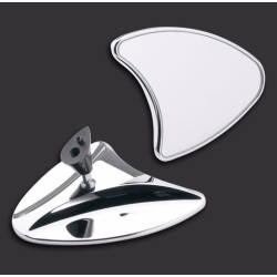 PartzBiz HD 0064-2010-CH - Performance Machine Chrome Fairing Style Mirrors Street Glide Harley Batwing FLH