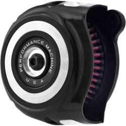 PartzBiz HD 0206-2130-BM - Performance Machine Contrast Cut Vintage Stage 1 Air Cleaner Intake 99-17 Harley PartzBiz HD 0206-2130-BM - Performance Machine Contrast Cut Vintage Stage 1 Air Cleaner Intake 99-17 Harley