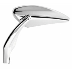 PartzBiz HD 0064-2007-CH - Performance Machine Chrome PM Torque Left Mirror Harley Touring Softail Dyna XL