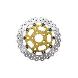PartzBiz HD 0133-1536S-G - Performance Machine Dominator Rear 2-Piece Brake Rotor 11.5” Gold Harley 00-14 PartzBiz HD 0133-1536S-G - Performance Machine Dominator Rear 2-Piece Brake Rotor 11.5” Gold Harley 00-14